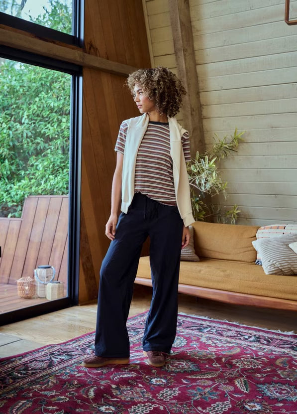 Koen Mid Rise Wide Leg Pant