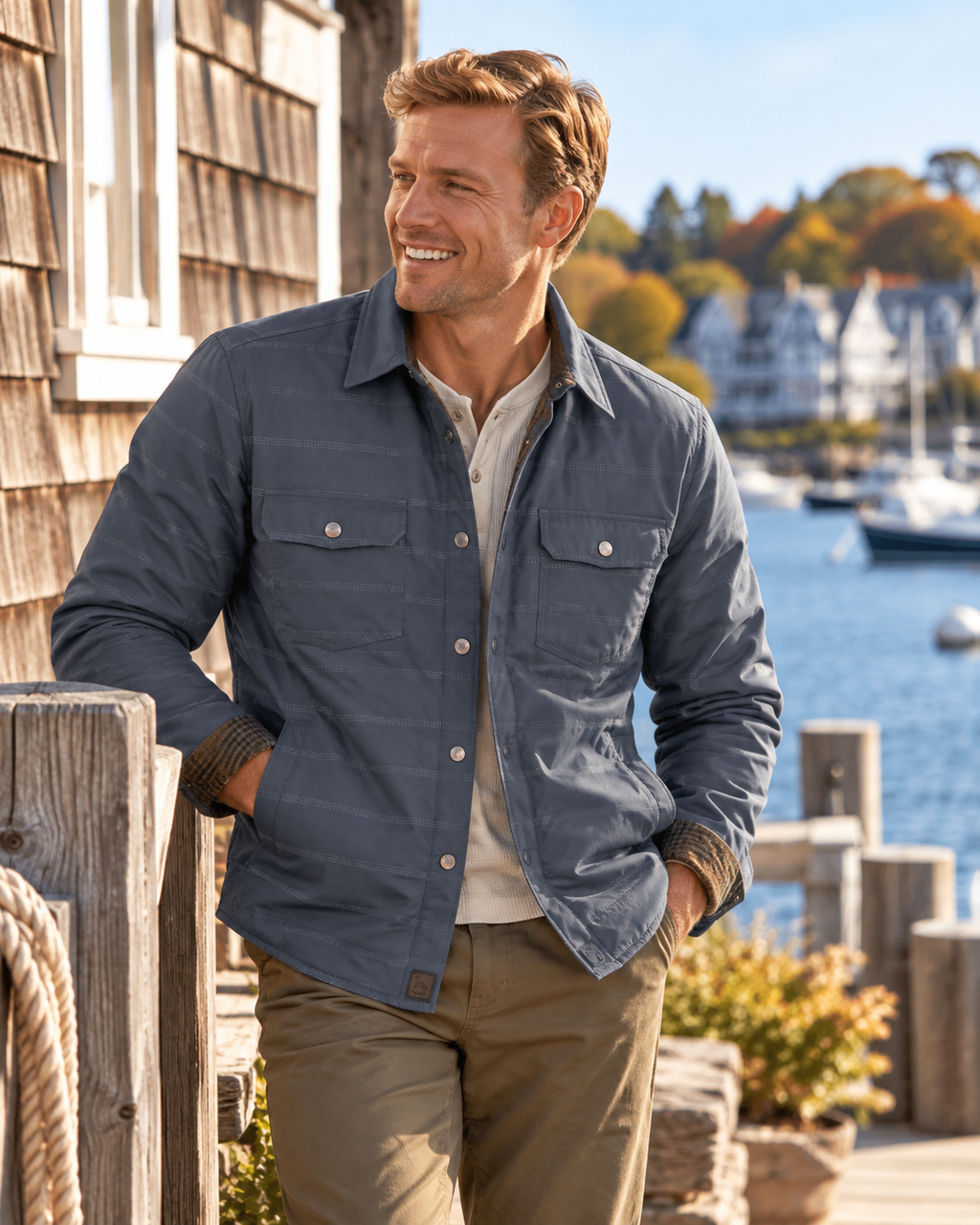 Hutton Quilted Shirt Jacket